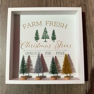 Farm Fresh Christmas Trees Wall Decor